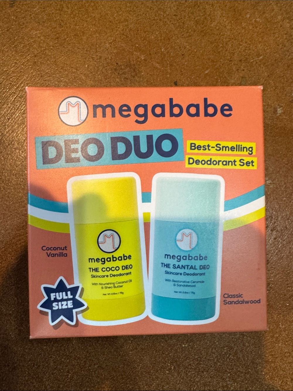 megababe Deo Duo Deodorant Set - FULL SIZE NEW